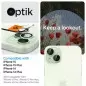 Spigen stiklas tR EZ Fit Optik Pro 2 paketas, žalias - iPhone 15/15 Plus/14/14 Plus