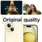 Spigen Glass tR EZ Fit Optik Pro 2 Pack, yellow - iPhone 15/15 Plus/14/14 Plus