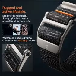 Spigen DuraPro Flex, black - Apple Watch 49mm/46mm/45mm/44mm/42mm