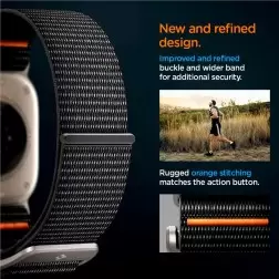 Spigen DuraPro Flex, black - Apple Watch 49mm/46mm/45mm/44mm/42mm