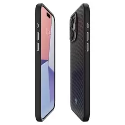 Spigen Enzo Aramid, matinis juodas - iPhone 15 Pro Max