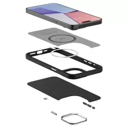 Spigen Enzo Aramid, matinis juodas - iPhone 15 Pro