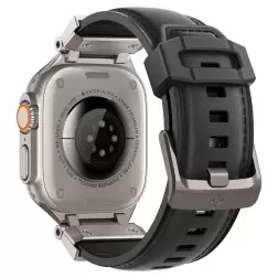 Spigen DuraPro Armor, juoda - AW Ultra 2/1 49mm / 9/8/7 45mm / SE/6/5/4 44mm / 3/2/1 42mm