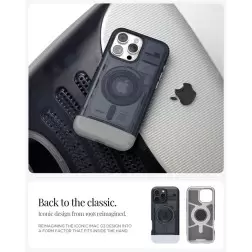 Spigen Klasikinis C1 MagSafe, grafitas - iPhone 6.9" 2024