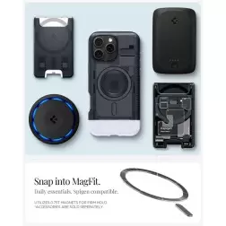 Spigen Classic C1 MagSafe, graphite - iPhone 6.9" 2024