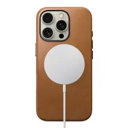 Nomad odinis dėklas iPhone – aukščiausios kokybės rudas dėklas