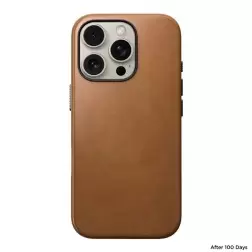 Nomad odinis dėklas iPhone – aukščiausios kokybės rudas dėklas