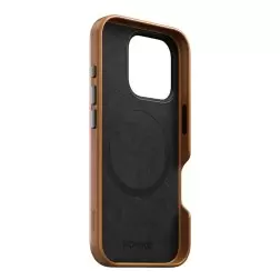 Nomad odinis dėklas iPhone – aukščiausios kokybės rudas dėklas