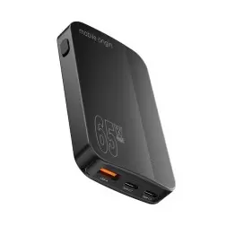 Mobile Origin 65W GaN III Slim Charger dual USB-C, Single USB-A black