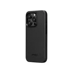 Pitaka MagEZ Pro 4 600D case, black/grey twill - iPhone 15 Pro