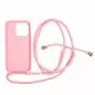 Mobile Origin Lanyard Case, pink - iPhone 15 Pro