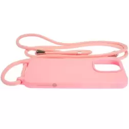 Mobile Origin Lanyard dėklas, rožinė - iPhone 15 Pro