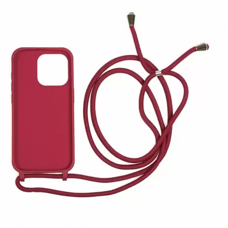 Mobile Origin Lanyard Case, cherry - iPhone 15 Pro