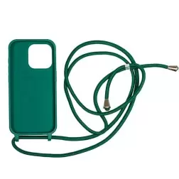 Mobile Origin Lanyard Case, dark green - iPhone 15 Pro