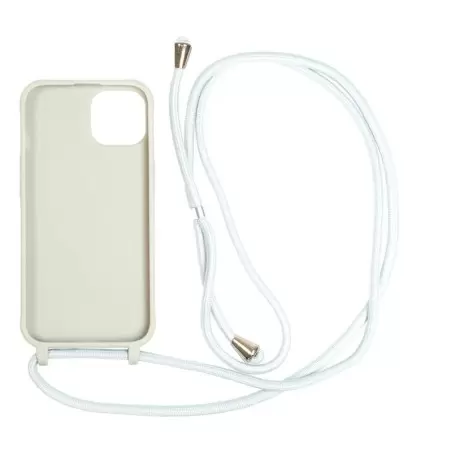 Mobile Origin Lanyard Case, light grey - iPhone 14