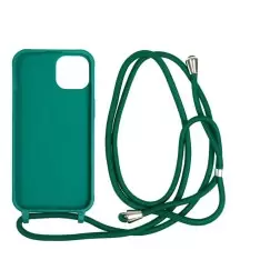 Mobile Origin Lanyard Case, dark green - iPhone 14