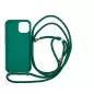 Mobile Origin Lanyard Case, dark green - iPhone 15