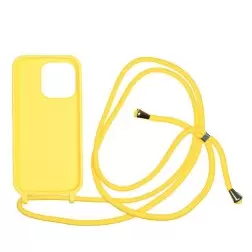 Mobile Origin Lanyard Case, yellow - iPhone 15 Pro
