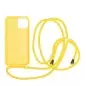 Mobile Origin Lanyard Case, yellow - iPhone 14