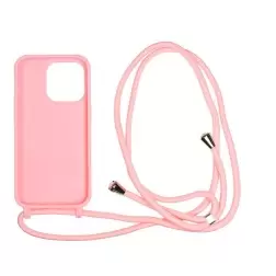 Mobile Origin Lanyard Case, pink - iPhone 14 Pro