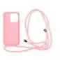 Mobile Origin Lanyard Case, pink - iPhone 14 Pro