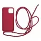 Mobile Origin Lanyard Case, cherry - iPhone 14