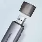 Kortelių skaitytuvas Ugreen CM185 50706 reader for SD / micro SD cards on USB-A 3.0 / USB-C 3.0 - pilkas Kortelių skaitytuvas Ugreen CM185 50706 reader for SD / micro SD cards on USB-A 3.0 / USB-C 3.0 - pilkas