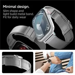 Spigen Stilinga Nuoroda. sidabro - Apple Watch 41mm/40mm/38mm