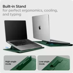 Spigen Valentinus S nešiojamojo kompiuterio dėklas, jeju žalia - 16"