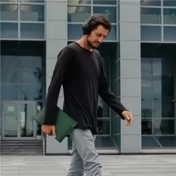 Spigen Valentinus S nešiojamojo kompiuterio dėklas, jeju žalia - 16"