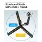 Spigen MagSafe Tripod Selfie Stick, black