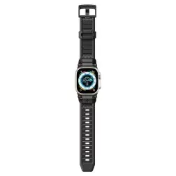 Spigen Rugged Ultra Band, matinė juoda - Apple Watch 49mm/45mm/44mm/42mm