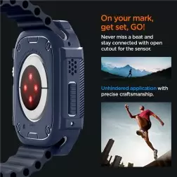 Spigen Rugged Armor, navy blue - Apple Watch Ultra 2/1 49mm