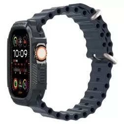 Spigen Rugged Armor, dark gray - Apple Watch Ultra 2/1 49mm