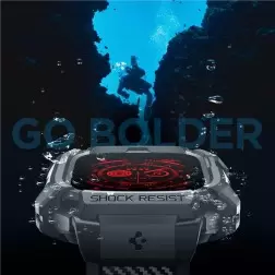 Spigen Rugged Armor Pro, tamsiai pilka - Apple Watch Ultra 2/1 49mm