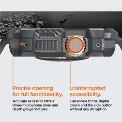 Spigen Rugged Armor Pro, tamsiai pilka - Apple Watch Ultra 2/1 49mm