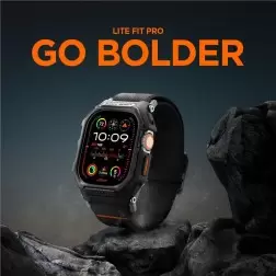 Spigen Lite Fit Pro, matte black - Apple Watch Ultra 2/1 49mm