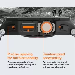 Spigen Lite Fit Pro, matte black - Apple Watch Ultra 2/1 49mm