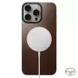 Nomad Magnetinis Horween odos galinė dalis, ruda - iPhone 15 Pro Max