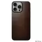Nomad Magnetic Horween Leather Back, brown - iPhone 15 Pro Max
