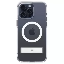 Spigen Caseology Capella MagSafe Stovas, skaidrus baltas - iPhone 15 Pro Max
