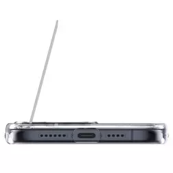 Spigen Caseology Capella MagSafe Stovas, skaidrus baltas - iPhone 15 Pro Max