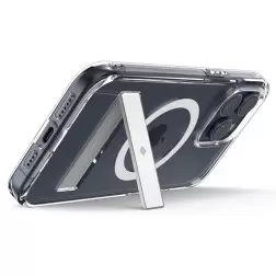 Spigen Caseology Capella MagSafe Stovas, skaidrus baltas - iPhone 15 Pro Max