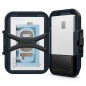 Spigen iPhone Lock Fit MagSafe Wallet, metal slate
