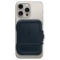 Spigen iPhone Lock Fit MagSafe Wallet, metal slate