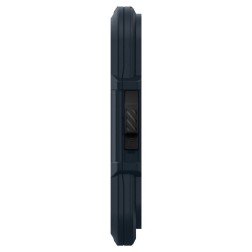 Spigen iPhone Lock Fit MagSafe Wallet, metal slate