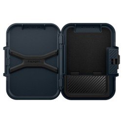 Spigen iPhone Lock Fit MagSafe Wallet, metal slate