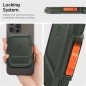 Spigen iPhone Lock Fit MagSafe Wallet, military green