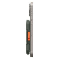 Spigen iPhone Lock Fit MagSafe Wallet, military green