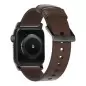 Nomad Leat. Strap Brown,black - Apple Watch 49mm/46mm/45mm/44mm/42mm
